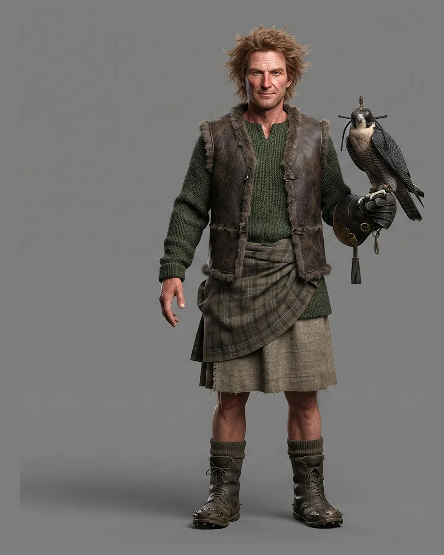 Highland Falconer — Characters 3D game asset for Unreal Engine 5 & Unity, unrigged