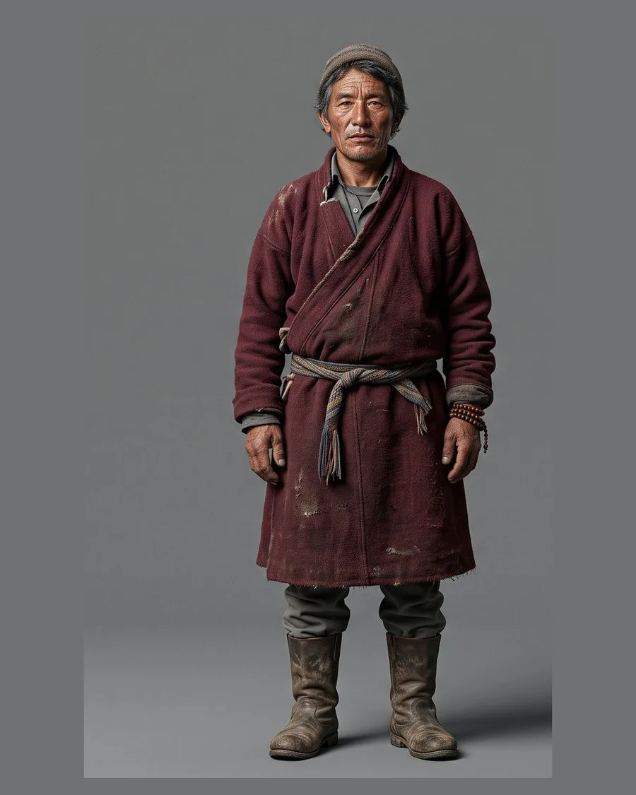 Steppe Nomad Elder — Characters 3D game asset for Unreal Engine 5 & Unity, unrigged