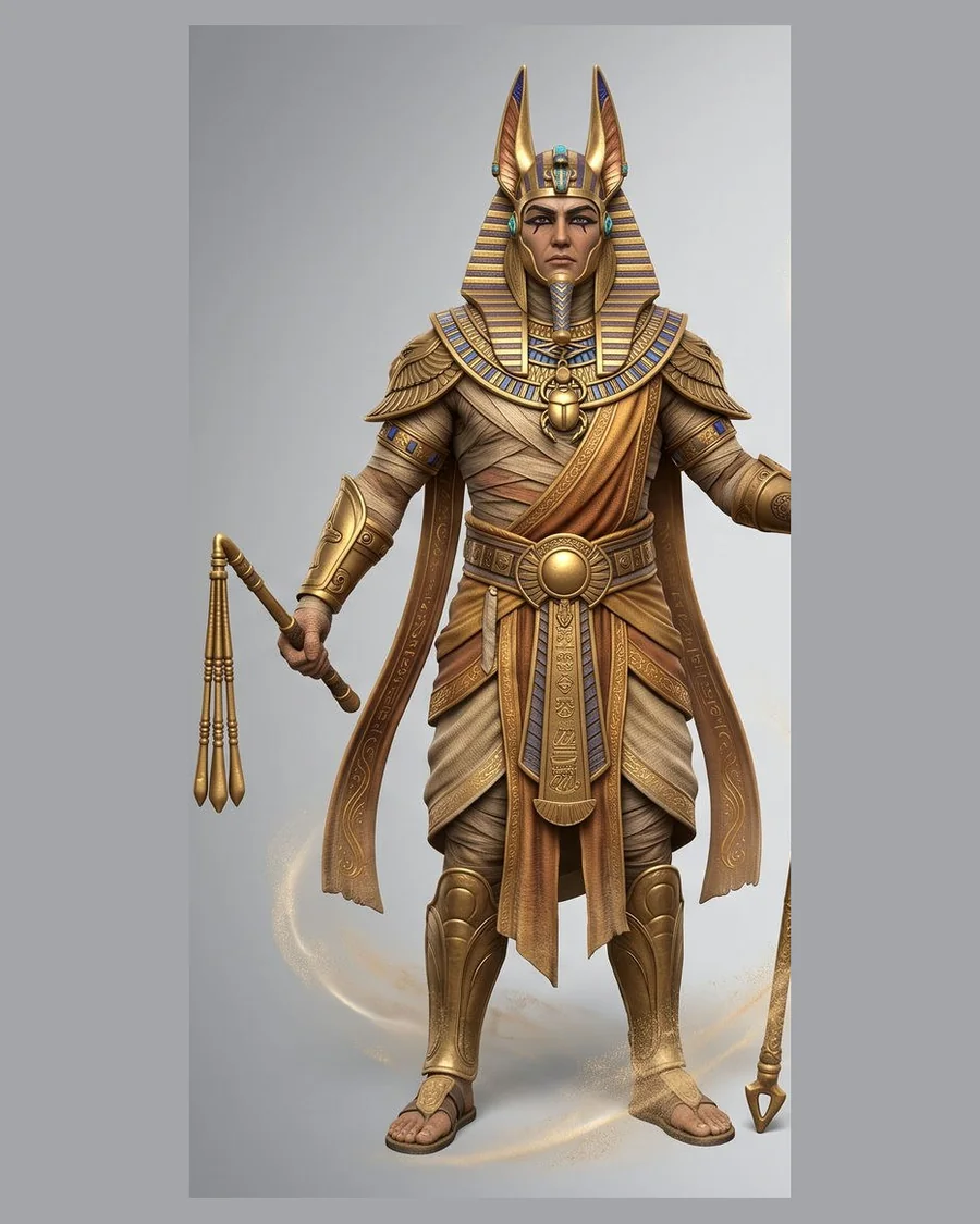 Anubis Gilded Guardian — Characters 3D game asset for Unreal Engine 5 & Unity, unrigged