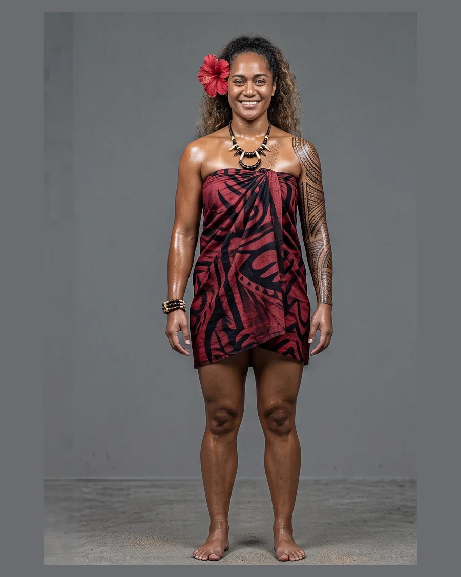 Polynesian Island Dancer — Characters 3D game asset for Unreal Engine 5 & Unity, unrigged