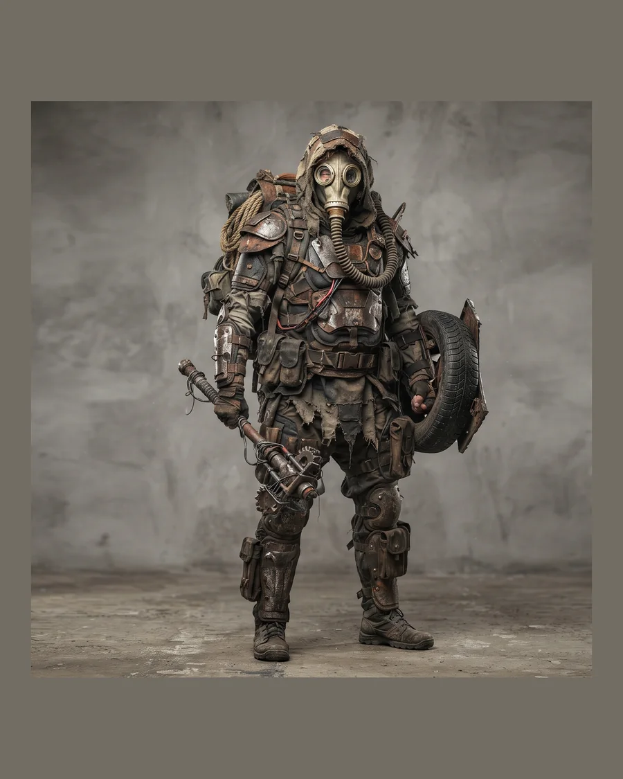 Wasteland Gas Scavenger — Characters 3D game asset for Unreal Engine 5 & Unity, unrigged