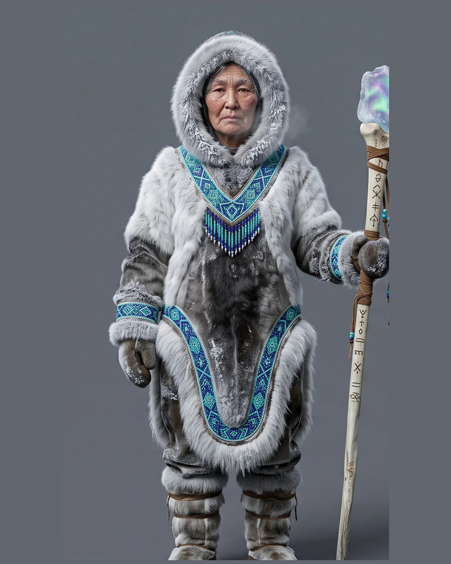 Arctic Crystal Shaman — Characters 3D game asset for Unreal Engine 5 & Unity, unrigged