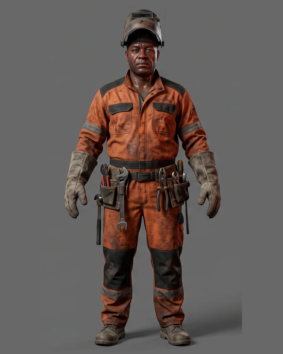 Industrial Welder — Characters 3D game asset for Unreal Engine 5 & Unity, unrigged