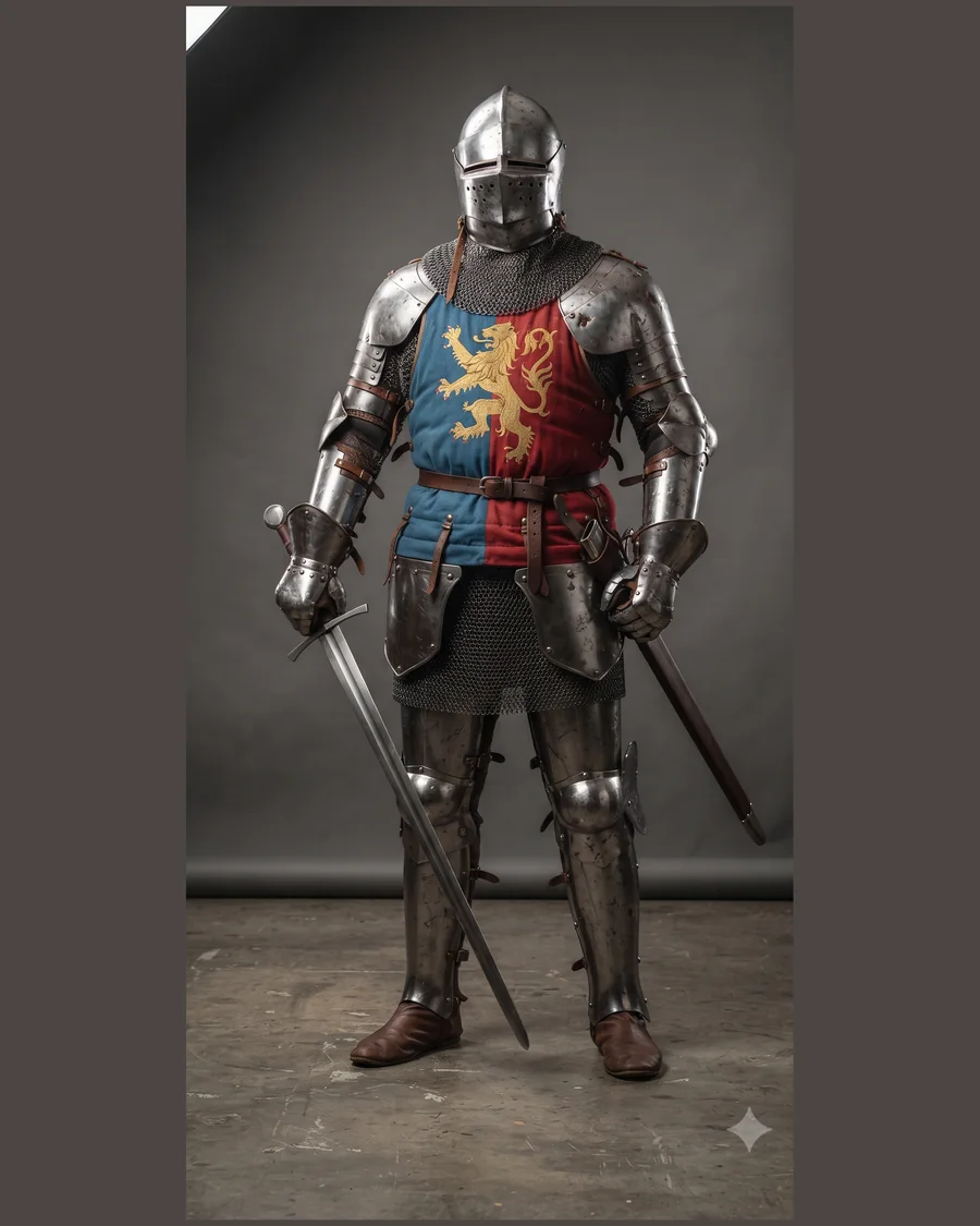Heraldic Lion Knight — Characters 3D game asset for Unreal Engine 5 & Unity, unrigged