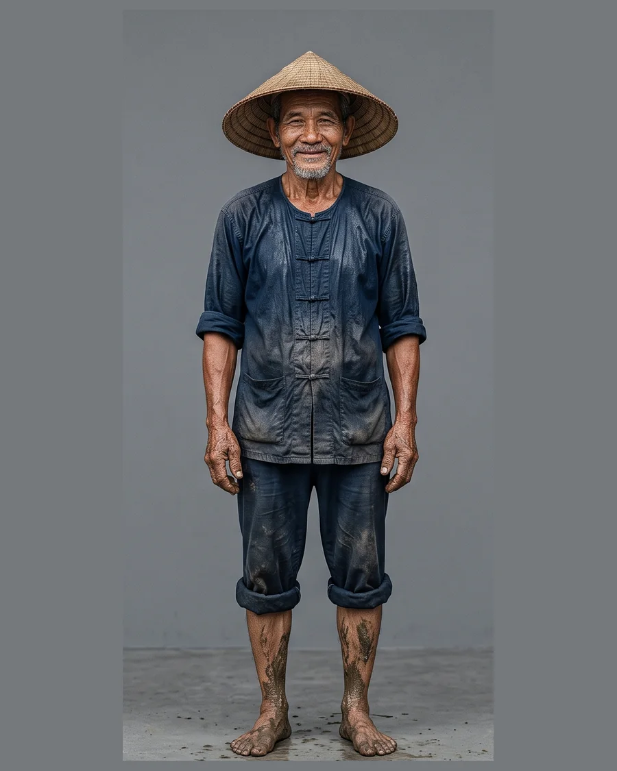 Rice Paddy Farmer — Characters 3D game asset for Unreal Engine 5 & Unity, unrigged