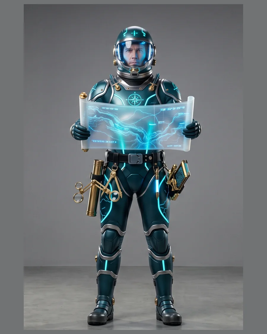 Deep Sea Explorer Suit — Characters 3D game asset for Unreal Engine 5 & Unity, unrigged