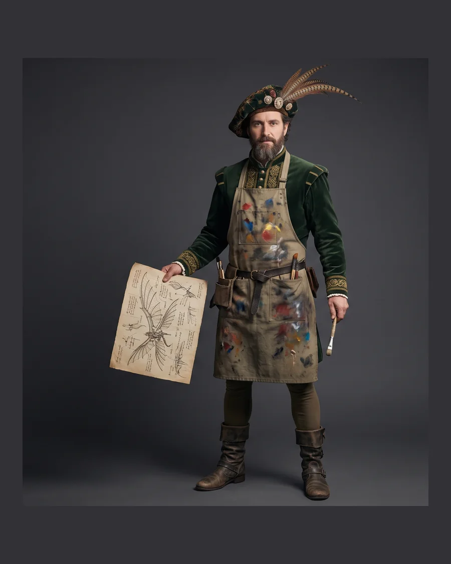 Renaissance Naturalist — Characters 3D game asset for Unreal Engine 5 & Unity, unrigged
