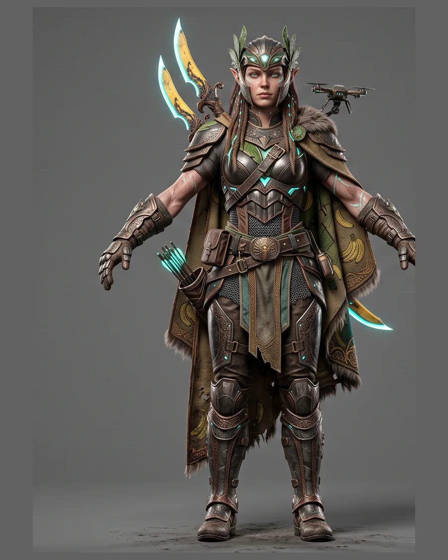 Sunblade Elf Vanguard — Characters 3D game asset for Unreal Engine 5 & Unity, unrigged