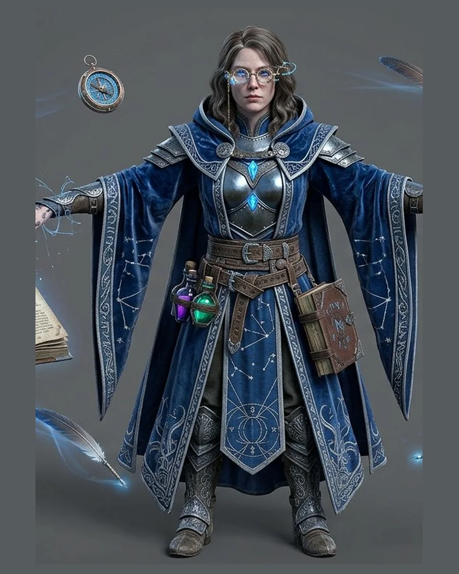 Astral Loremaster — Characters 3D game asset for Unreal Engine 5 & Unity, unrigged