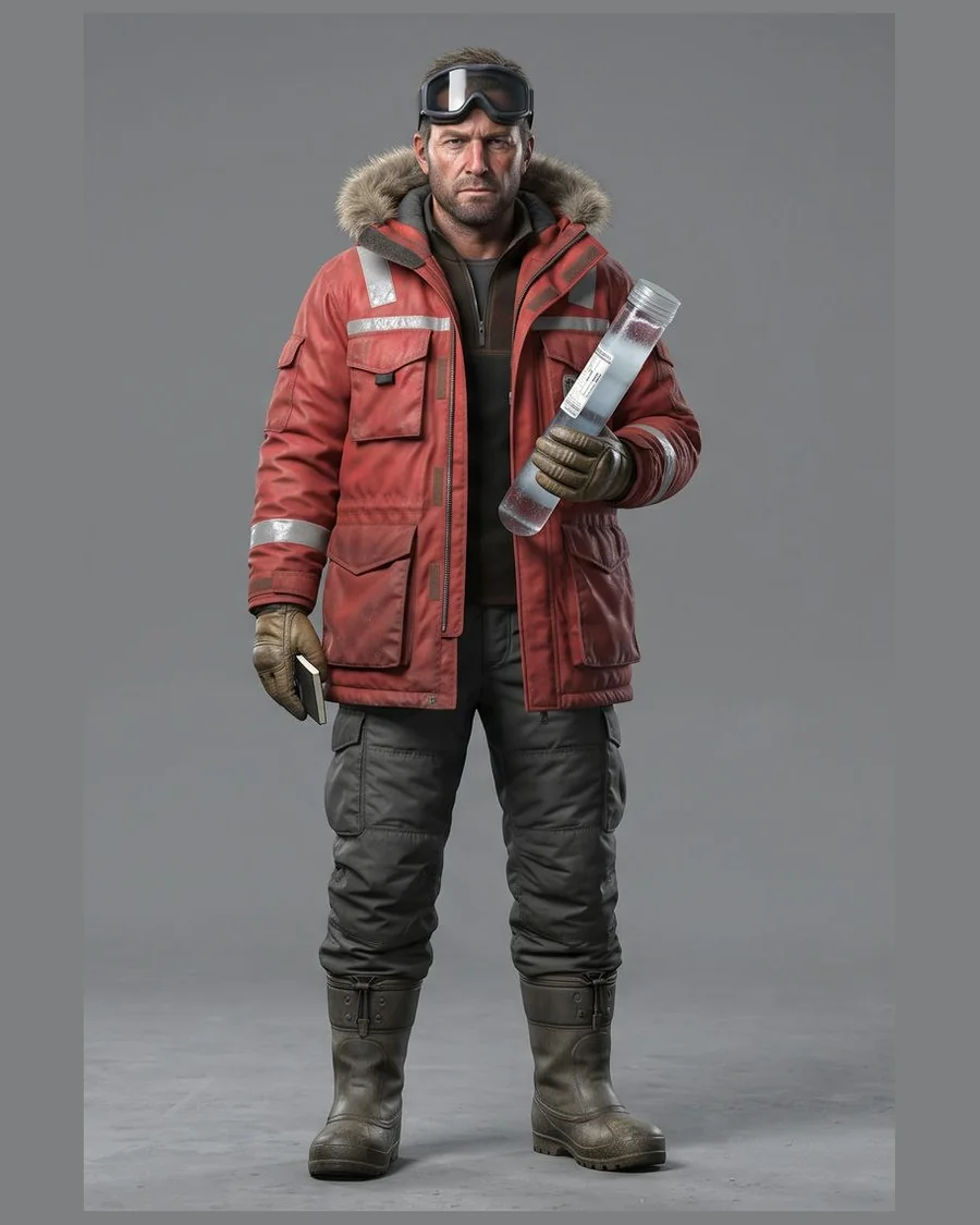 Arctic Research Scientist — Characters 3D game asset for Unreal Engine 5 & Unity, unrigged