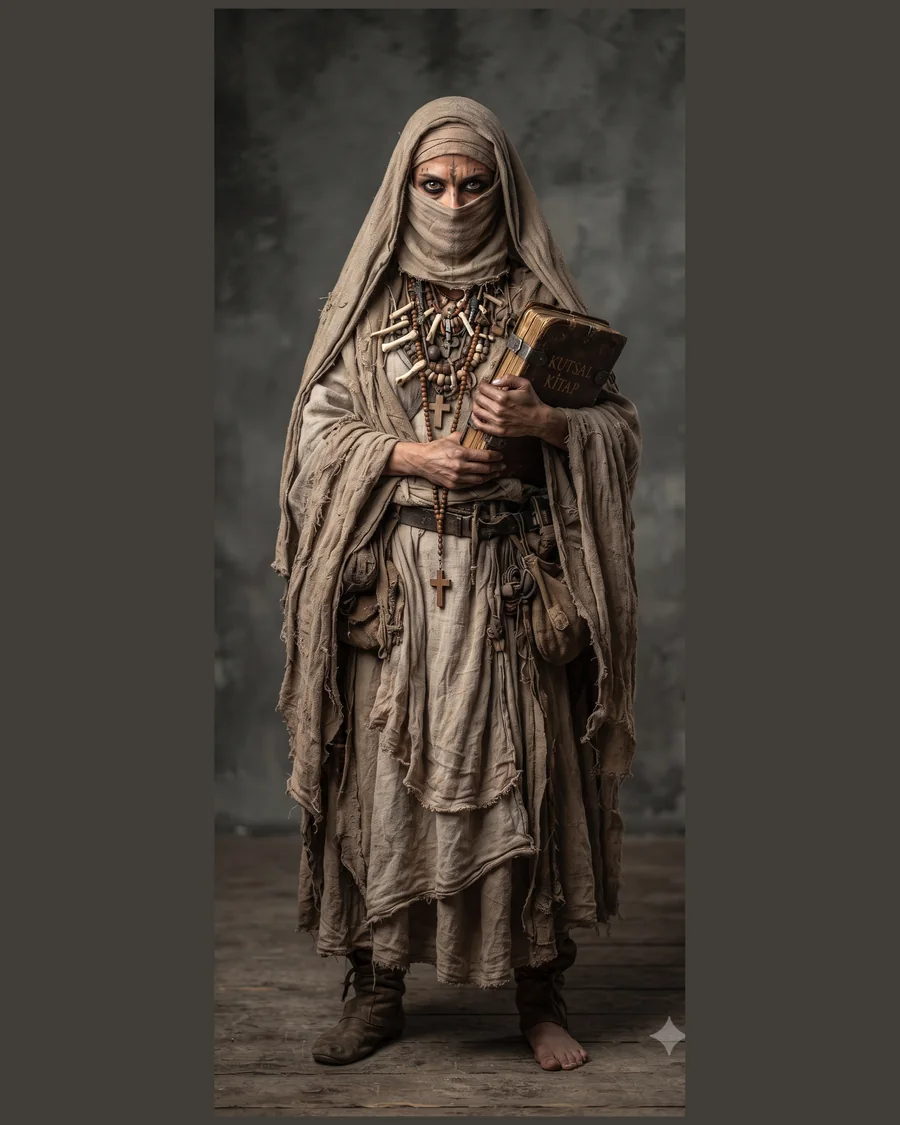 Veiled Desert Pilgrim — Characters 3D game asset for Unreal Engine 5 & Unity, unrigged