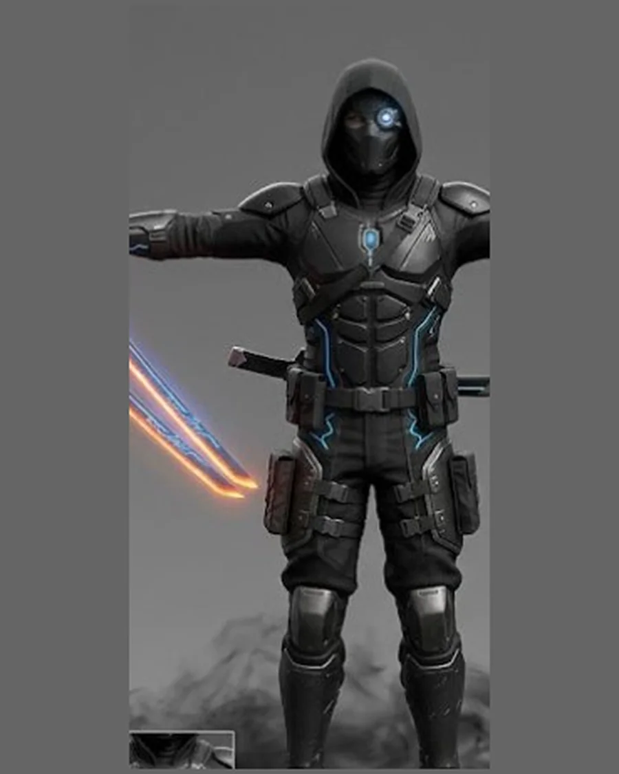 Shadow Stealth Ninja — Characters 3D game asset for Unreal Engine 5 & Unity, unrigged