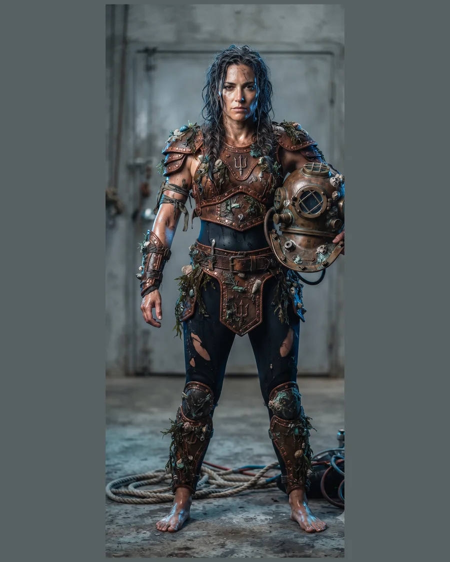 Salvage Diver Warrior — Characters 3D game asset for Unreal Engine 5 & Unity, unrigged