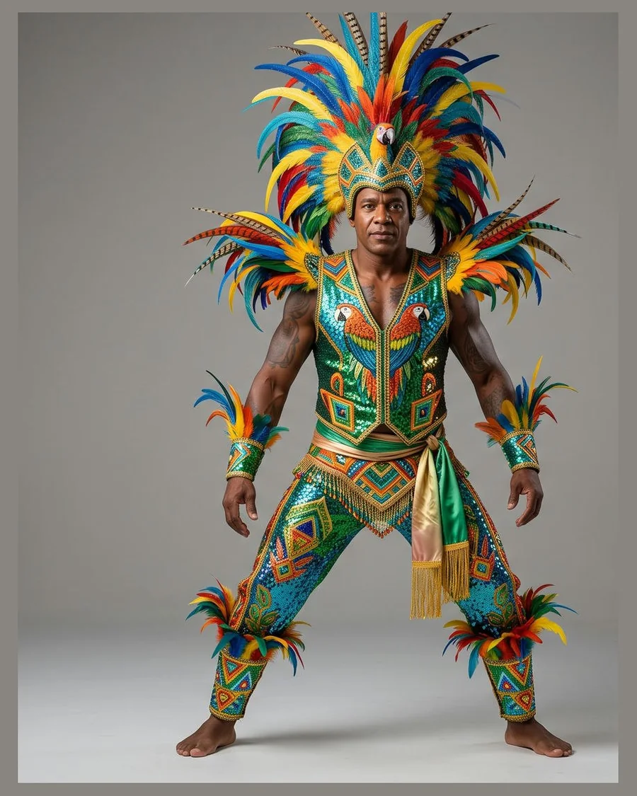 Aztec Feather Warrior — Characters 3D game asset for Unreal Engine 5 & Unity, unrigged