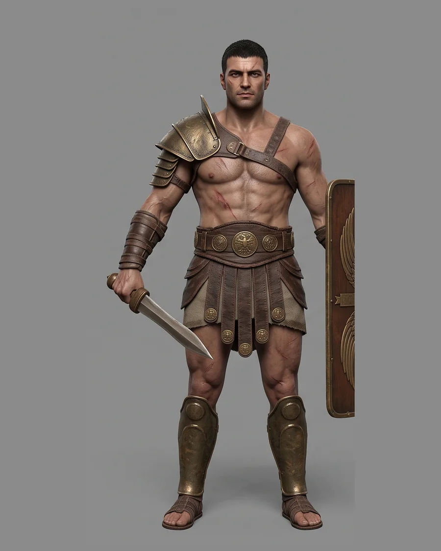 Arena Gladiator — Characters 3D game asset for Unreal Engine 5 & Unity, unrigged