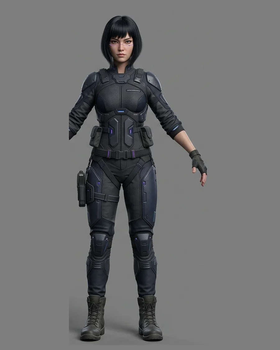 Shadow Ops Trooper — Characters 3D game asset for Unreal Engine 5 & Unity, unrigged
