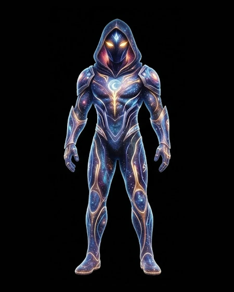 Nebula Void Sentinel — Characters 3D game asset for Unreal Engine 5 & Unity, unrigged