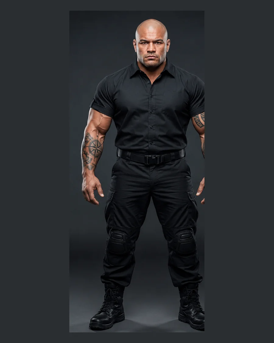 Bald Tattooed Enforcer — Characters 3D game asset for Unreal Engine 5 & Unity, unrigged