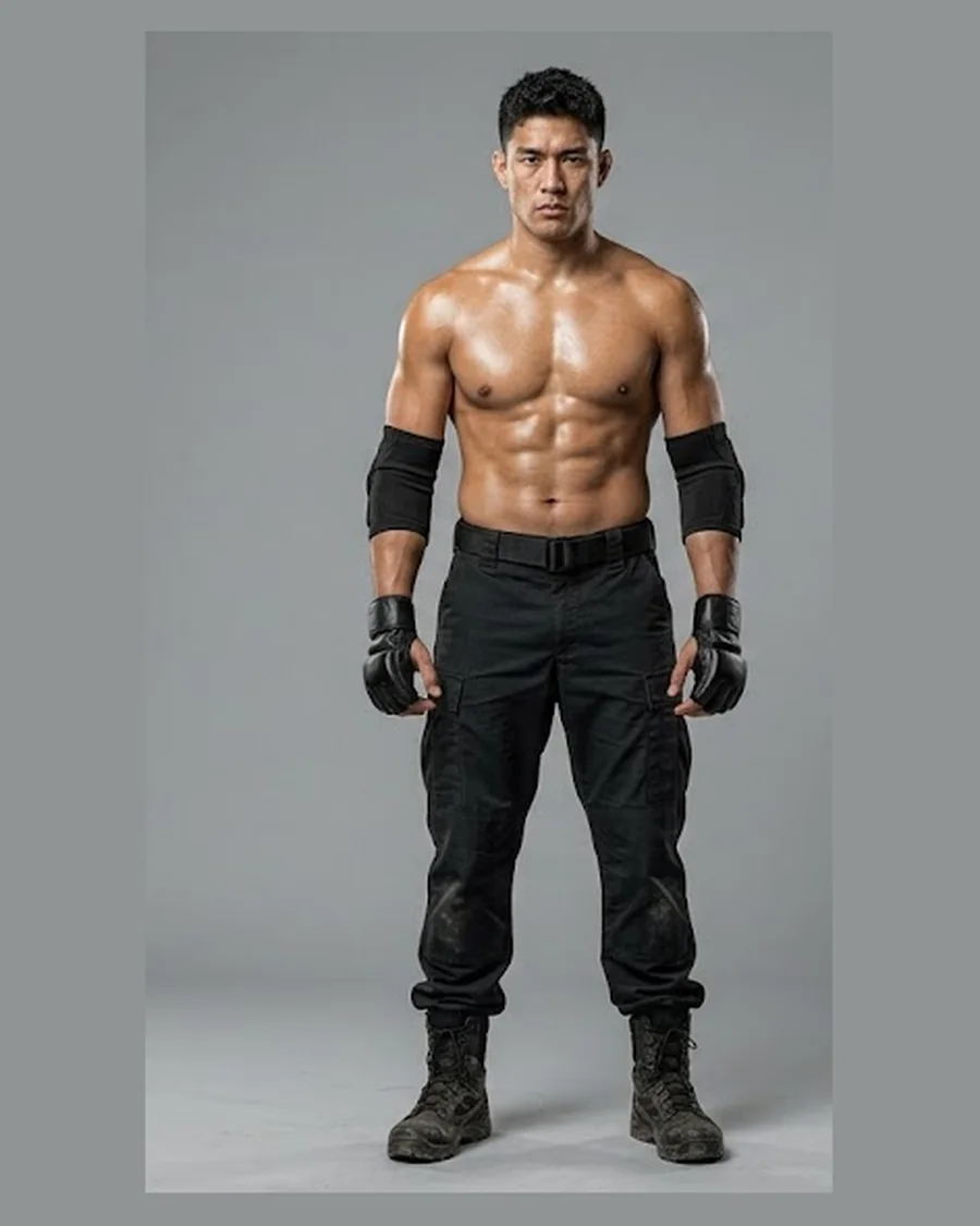 MMA Combat Fighter — Characters 3D game asset for Unreal Engine 5 & Unity, unrigged