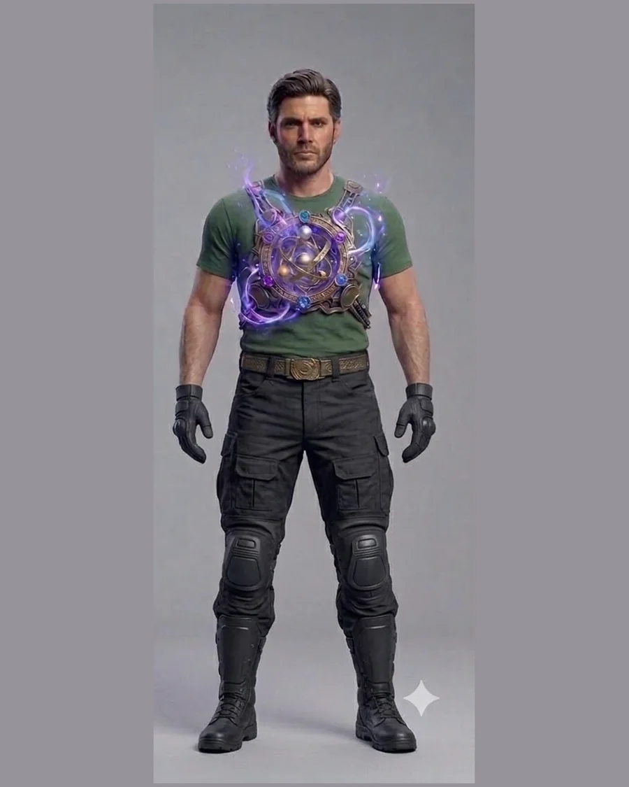 Arcane Relic Bearer — Characters 3D game asset for Unreal Engine 5 & Unity, unrigged