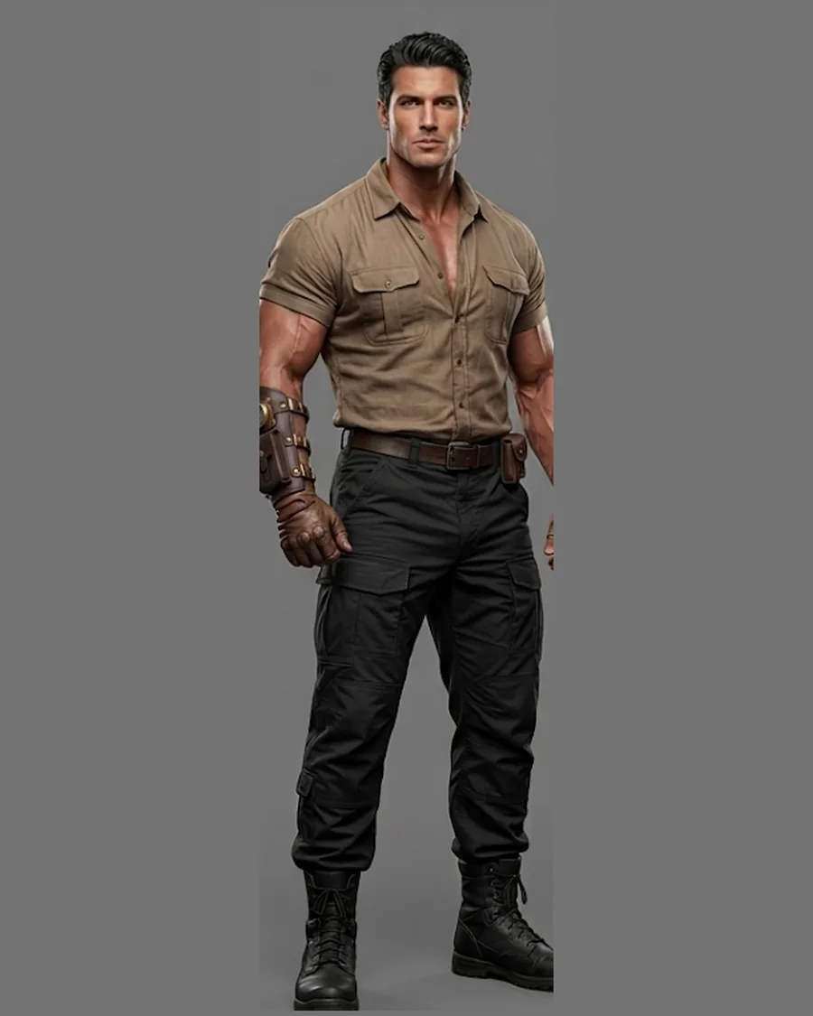 Desert Trail Ranger — Characters 3D game asset for Unreal Engine 5 & Unity, unrigged