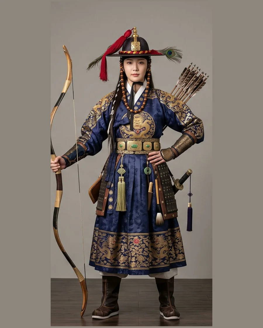 Silk Road Archer Queen — Characters 3D game asset for Unreal Engine 5 & Unity, unrigged