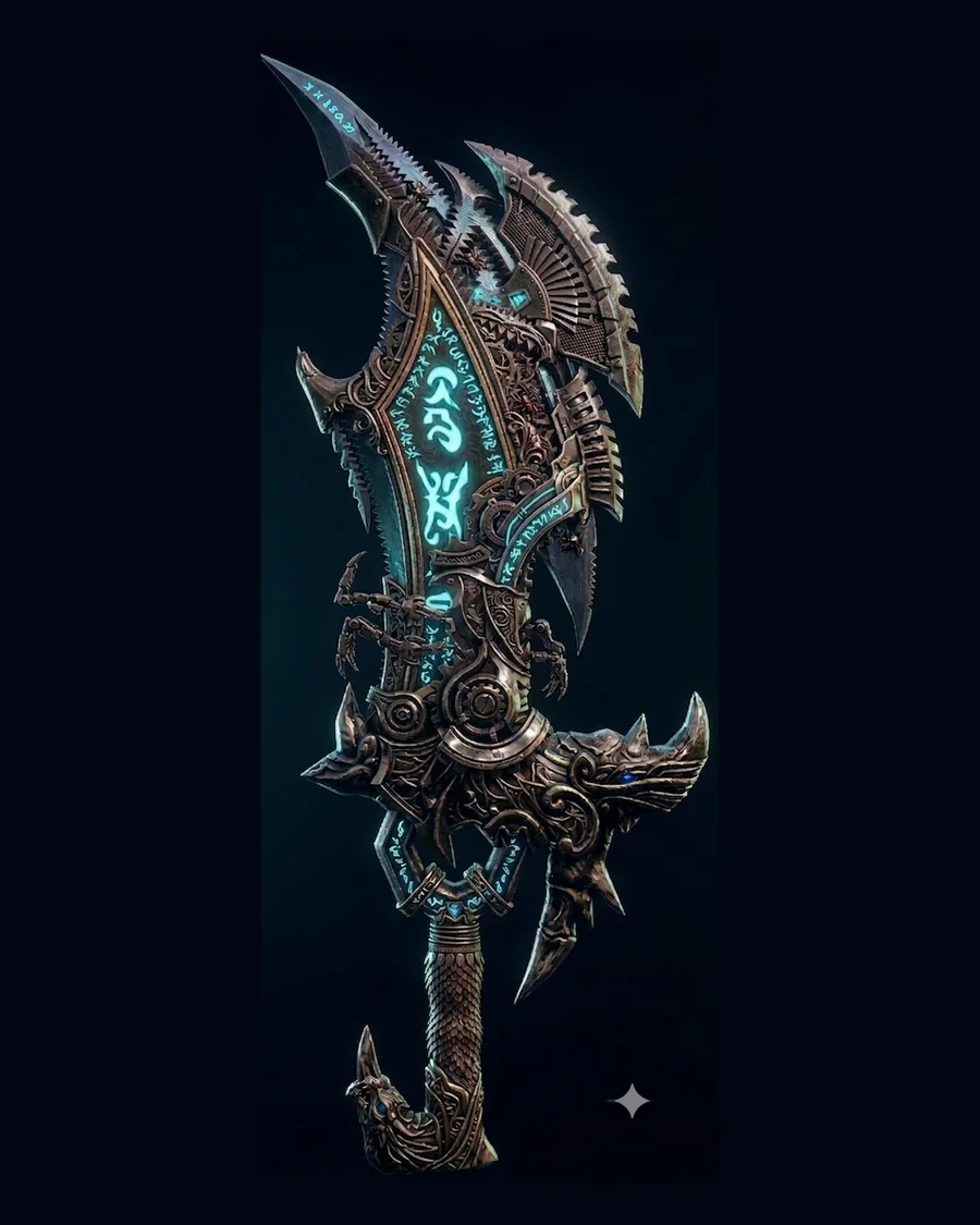 Dragonlord Runeblade — Weapons 3D game asset for Unreal Engine 5 & Unity, unrigged