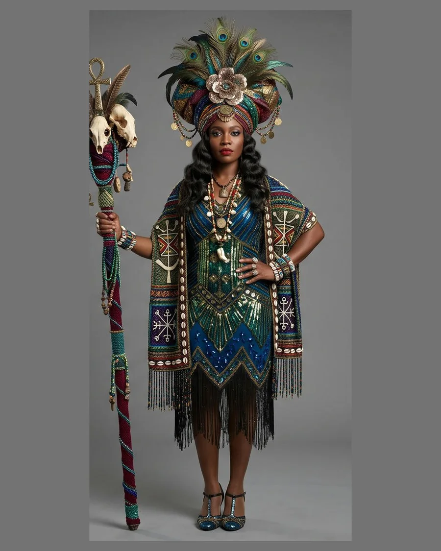 Voodoo Priestess Queen — Characters 3D game asset for Unreal Engine 5 & Unity, unrigged