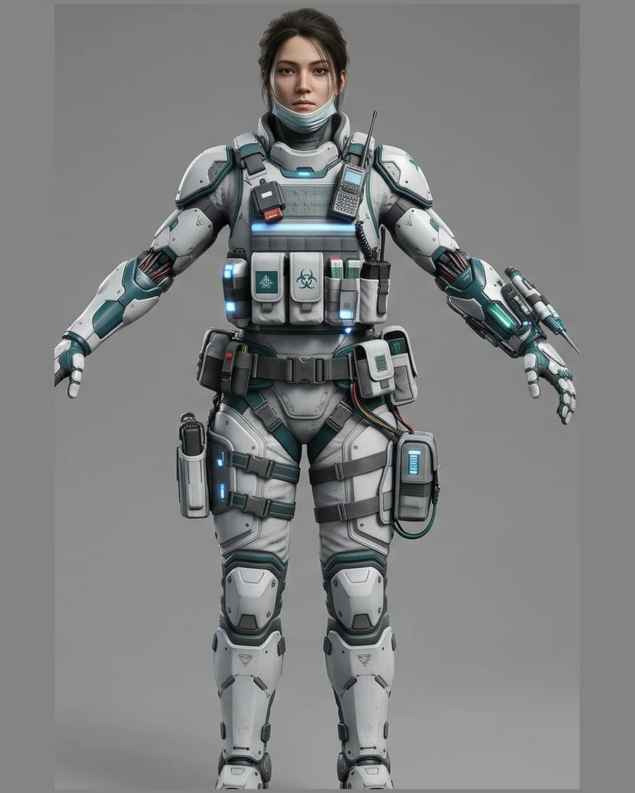 Rapid Response Medic — Characters 3D game asset for Unreal Engine 5 & Unity, unrigged
