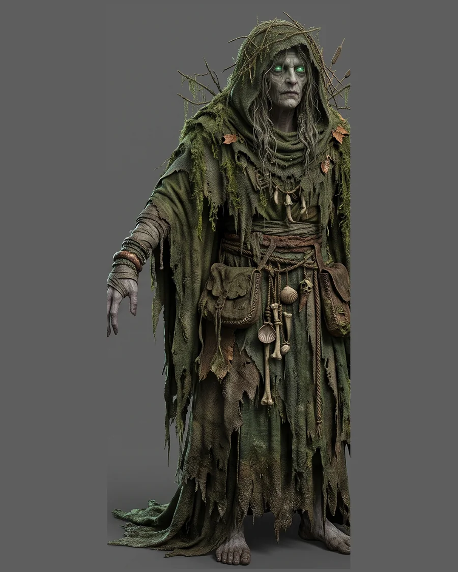 Swamp Hag — Characters 3D game asset for Unreal Engine 5 & Unity, unrigged