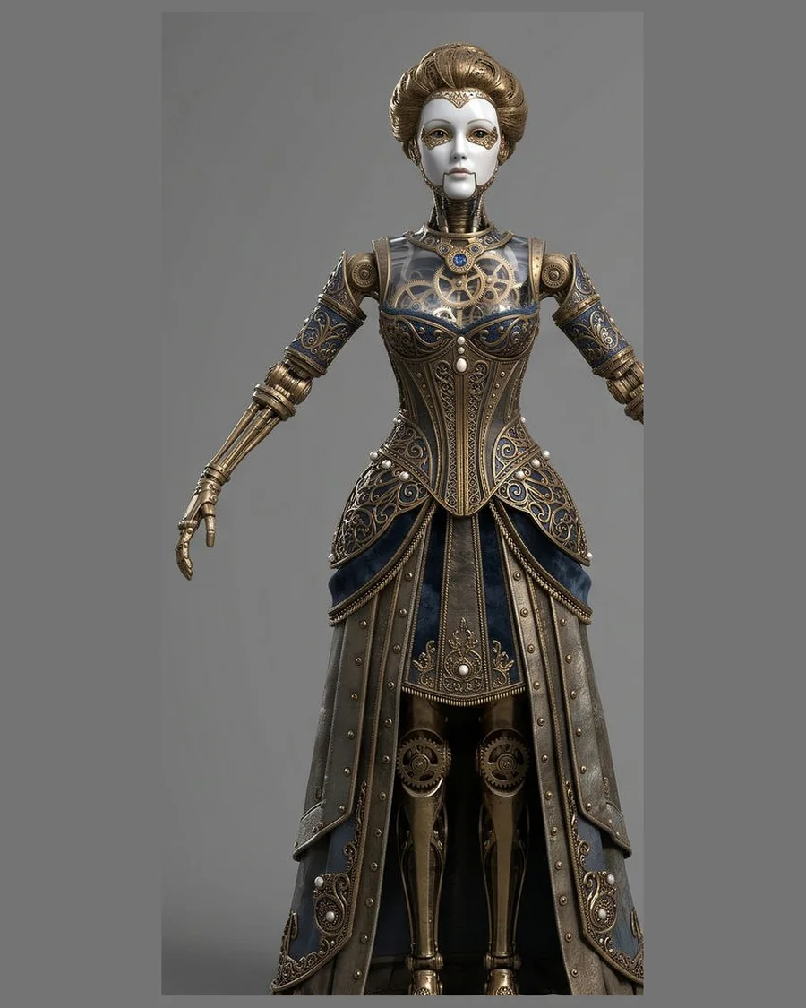 Clockwork Duchess — Characters 3D game asset for Unreal Engine 5 & Unity, unrigged