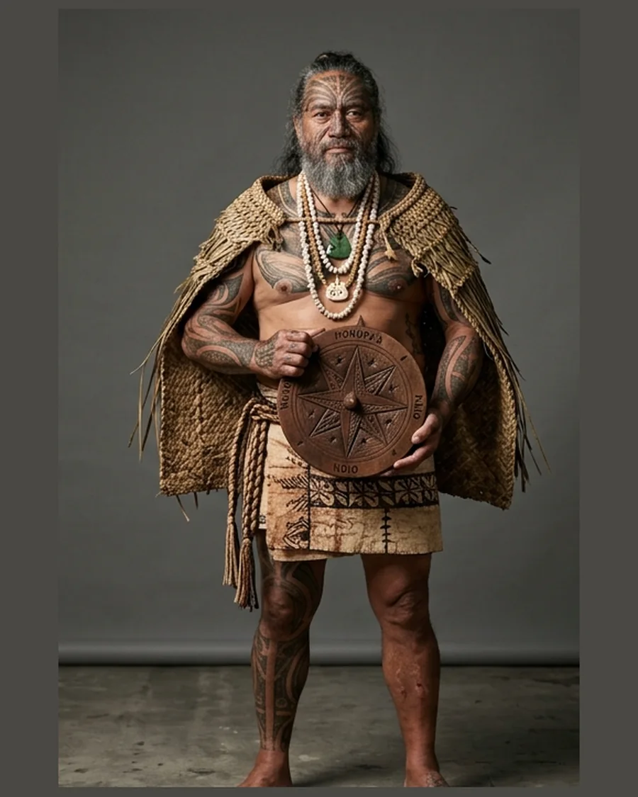 Polynesian Elder Chief — Characters 3D game asset for Unreal Engine 5 & Unity, unrigged