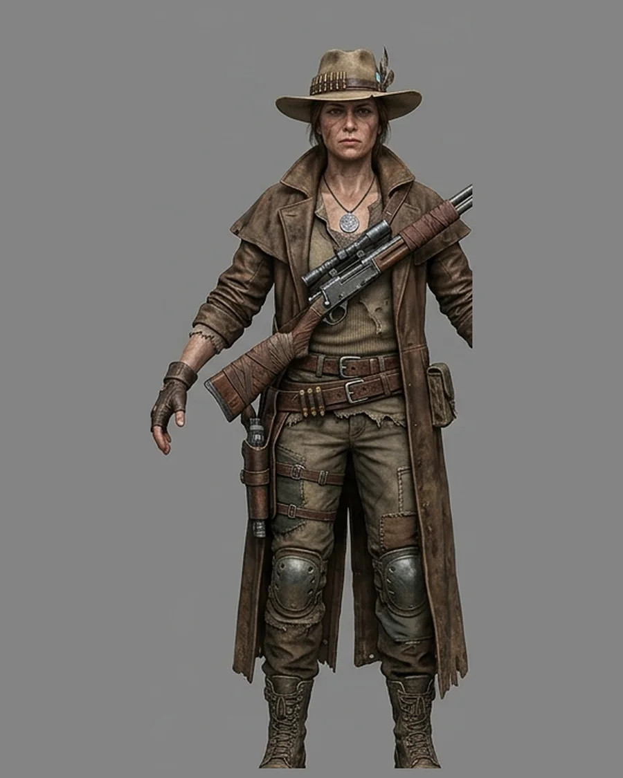 Wasteland Scavenger — Characters 3D game asset for Unreal Engine 5 & Unity, unrigged